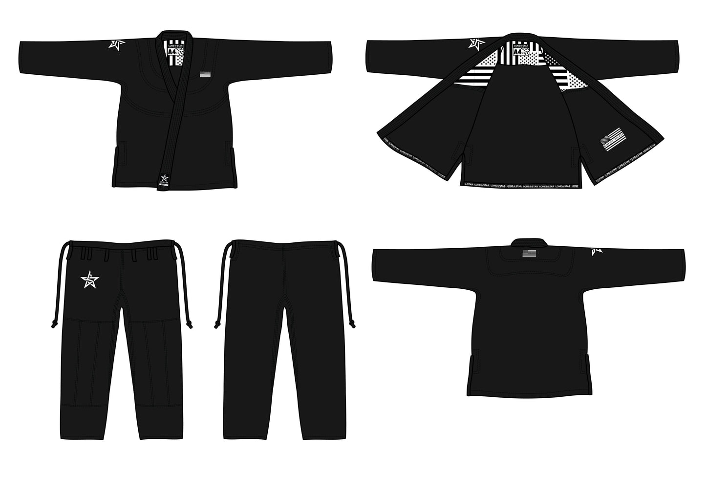 LoneStarMat Sports "THE FLAG" Comp GI - PRE ORDER